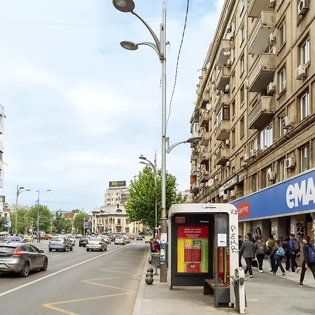 아파트 Luna - Romana Square I Metro Station I Self Check-in 부쿠레슈티